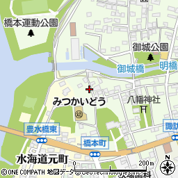 茨城県常総市水海道橋本町3463-13周辺の地図