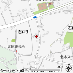 埼玉県北本市石戸3丁目185周辺の地図