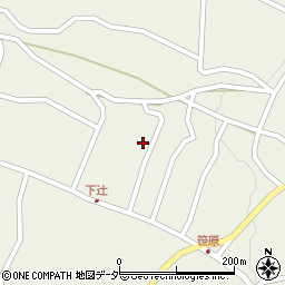 長野県茅野市湖東笹原1109-1周辺の地図