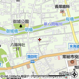 茨城県常総市水海道橋本町3296-12周辺の地図