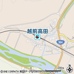 福井県福井市周辺の地図