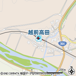 越前高田駅周辺の地図