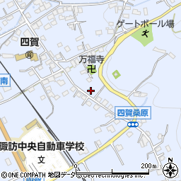 長野県諏訪市四賀普門寺5400周辺の地図