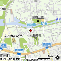 茨城県常総市水海道橋本町3369-9周辺の地図