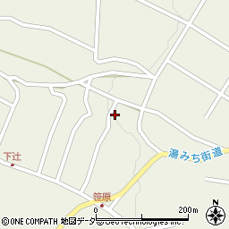 長野県茅野市湖東笹原973-1周辺の地図