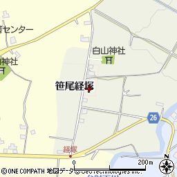 福井県勝山市平泉寺町笹尾経塚25-75周辺の地図