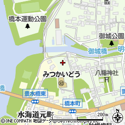 茨城県常総市水海道橋本町3463-14周辺の地図