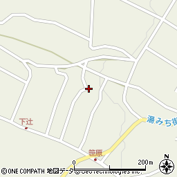 長野県茅野市湖東笹原1025-2周辺の地図