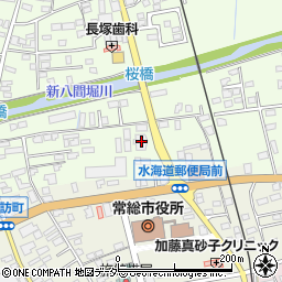 茨城県常総市水海道橋本町3298-2周辺の地図