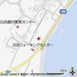 茨城県行方市白浜127周辺の地図