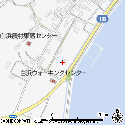 茨城県行方市白浜127周辺の地図