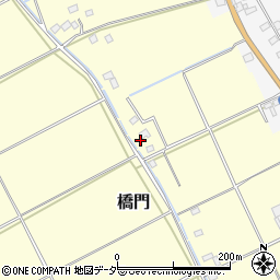 茨城県行方市橋門128周辺の地図