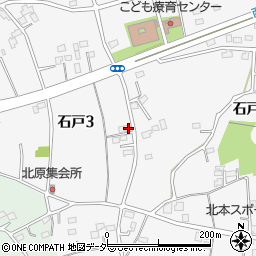 埼玉県北本市石戸3丁目183周辺の地図