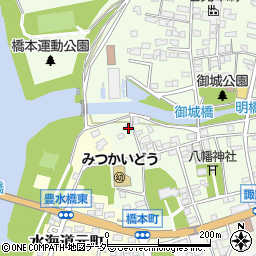 茨城県常総市水海道橋本町3463-1周辺の地図