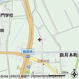 茨城県常総市新井木町178周辺の地図