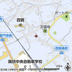 長野県諏訪市四賀普門寺5393周辺の地図