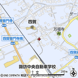 長野県諏訪市四賀普門寺549周辺の地図