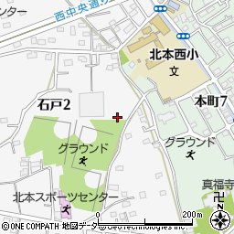 埼玉県北本市石戸2丁目151周辺の地図