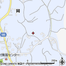 茨城県行方市岡周辺の地図