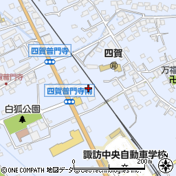 長野県諏訪市四賀普門寺399周辺の地図