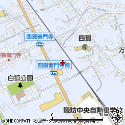 長野県諏訪市四賀普門寺347-1周辺の地図