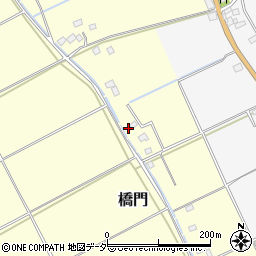 茨城県行方市橋門130周辺の地図