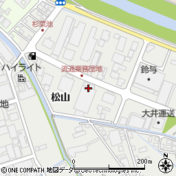 長野県諏訪市中洲松山周辺の地図