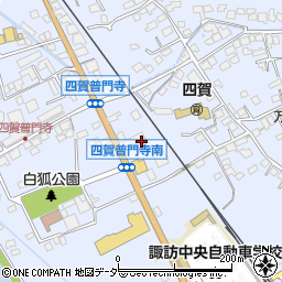長野県諏訪市四賀普門寺347周辺の地図