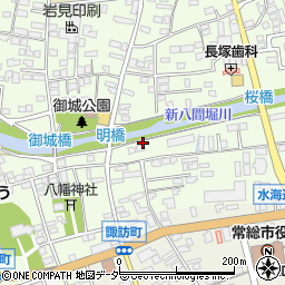 茨城県常総市水海道橋本町3319周辺の地図