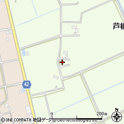 埼玉県春日部市芦橋608周辺の地図