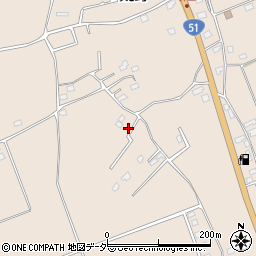 茨城県鹿嶋市荒野1048-4周辺の地図