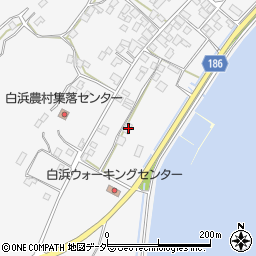 茨城県行方市白浜171周辺の地図