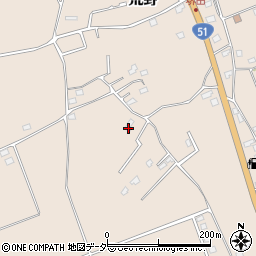 茨城県鹿嶋市荒野1048-2周辺の地図