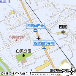 長野県諏訪市四賀普門寺341-3周辺の地図