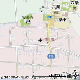 上莇生田町公民館周辺の地図