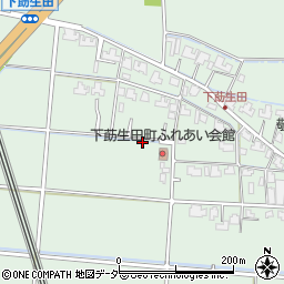 福井県福井市下莇生田町周辺の地図