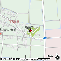 敬願寺周辺の地図