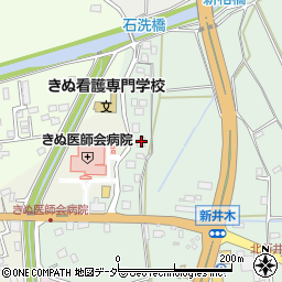 茨城県常総市新井木町130周辺の地図