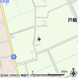 埼玉県春日部市芦橋610周辺の地図