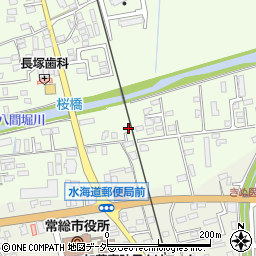 茨城県常総市水海道橋本町3206-6周辺の地図