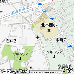 埼玉県北本市石戸2丁目147周辺の地図