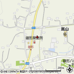 埼玉県比企郡嵐山町鎌形2194周辺の地図