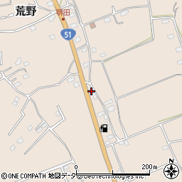 茨城県鹿嶋市荒野803-4周辺の地図