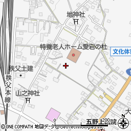 埼玉県秩父市大野原周辺の地図