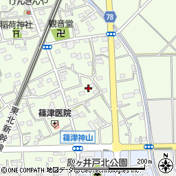 埼玉県白岡市篠津2012周辺の地図