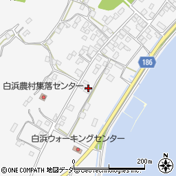 茨城県行方市白浜168周辺の地図