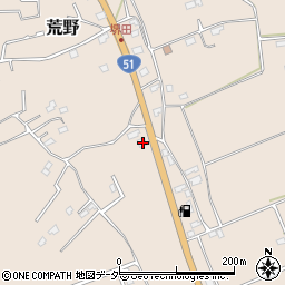 茨城県鹿嶋市荒野805周辺の地図