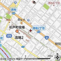 ローソン杉戸清地店周辺の地図