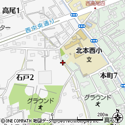 埼玉県北本市石戸2丁目11周辺の地図