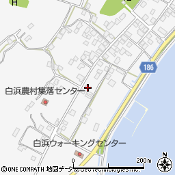 茨城県行方市白浜184周辺の地図